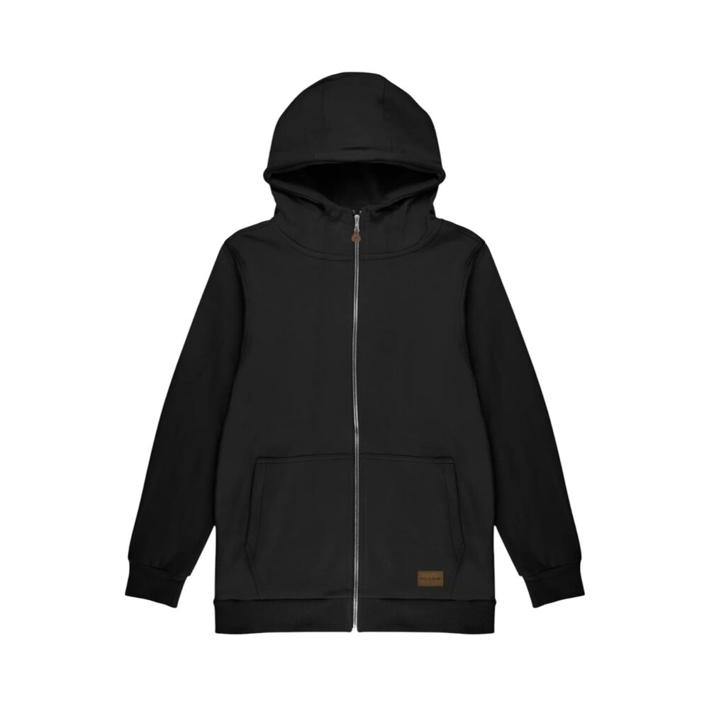 Poler&oacute;n Zipper Classic Negro Hombre Falcone image number 0.0