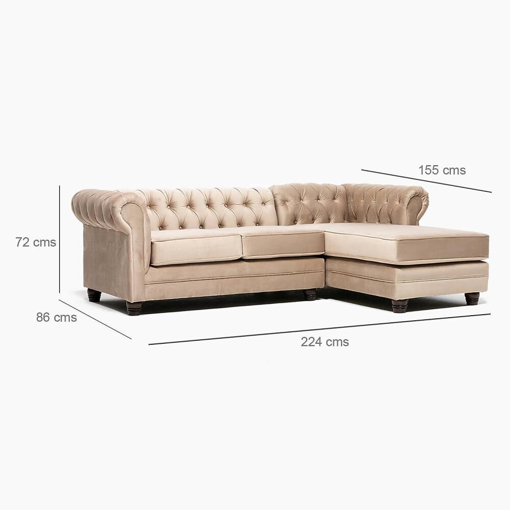 Sofá Seccional Barra Design Chesterfield / 4 Cuerpos image number 1.0
