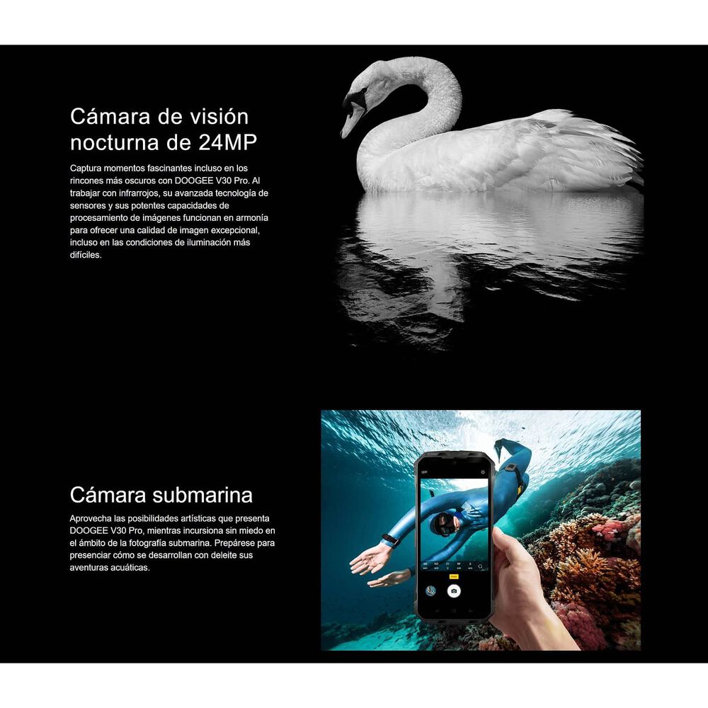 Doogee V30 Pro Resistente A Golpes, Polvo, Humedad Y Agua / Bater&iacute;a Potente, C&aacute;mara Visi&oacute;n Nocturna, Potente Parlante image number 6.0