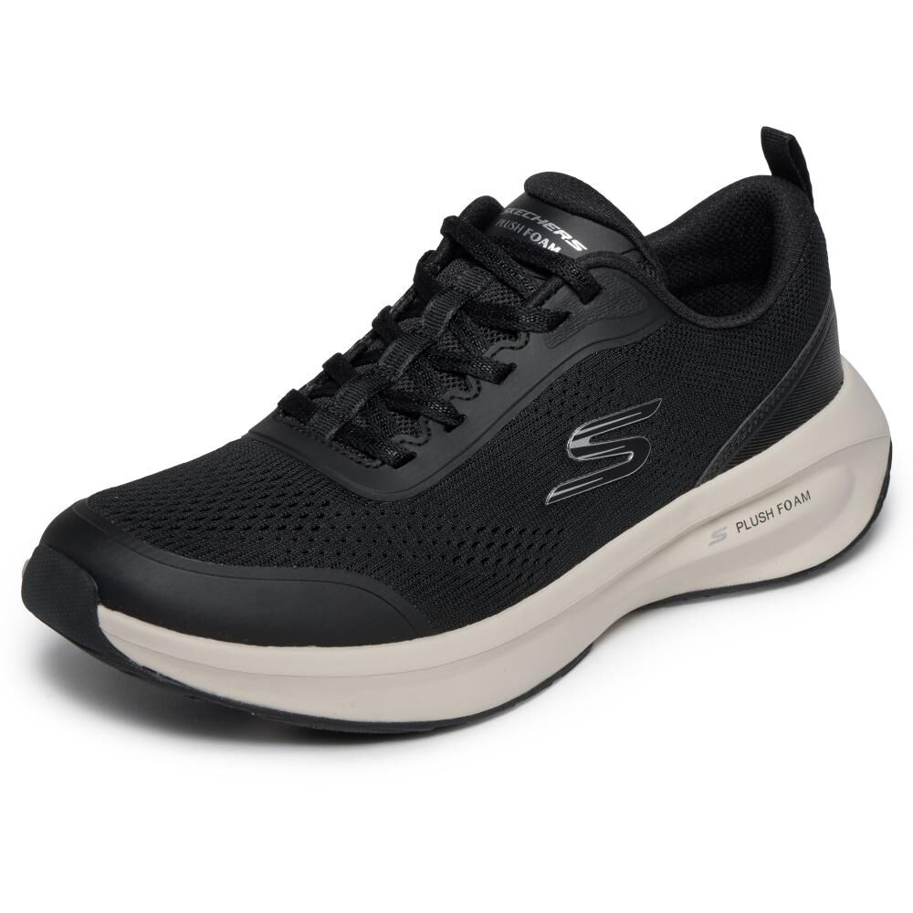 Zapatilla Urbana Mujer Skechers Plush Foam Bkw image number 2.0