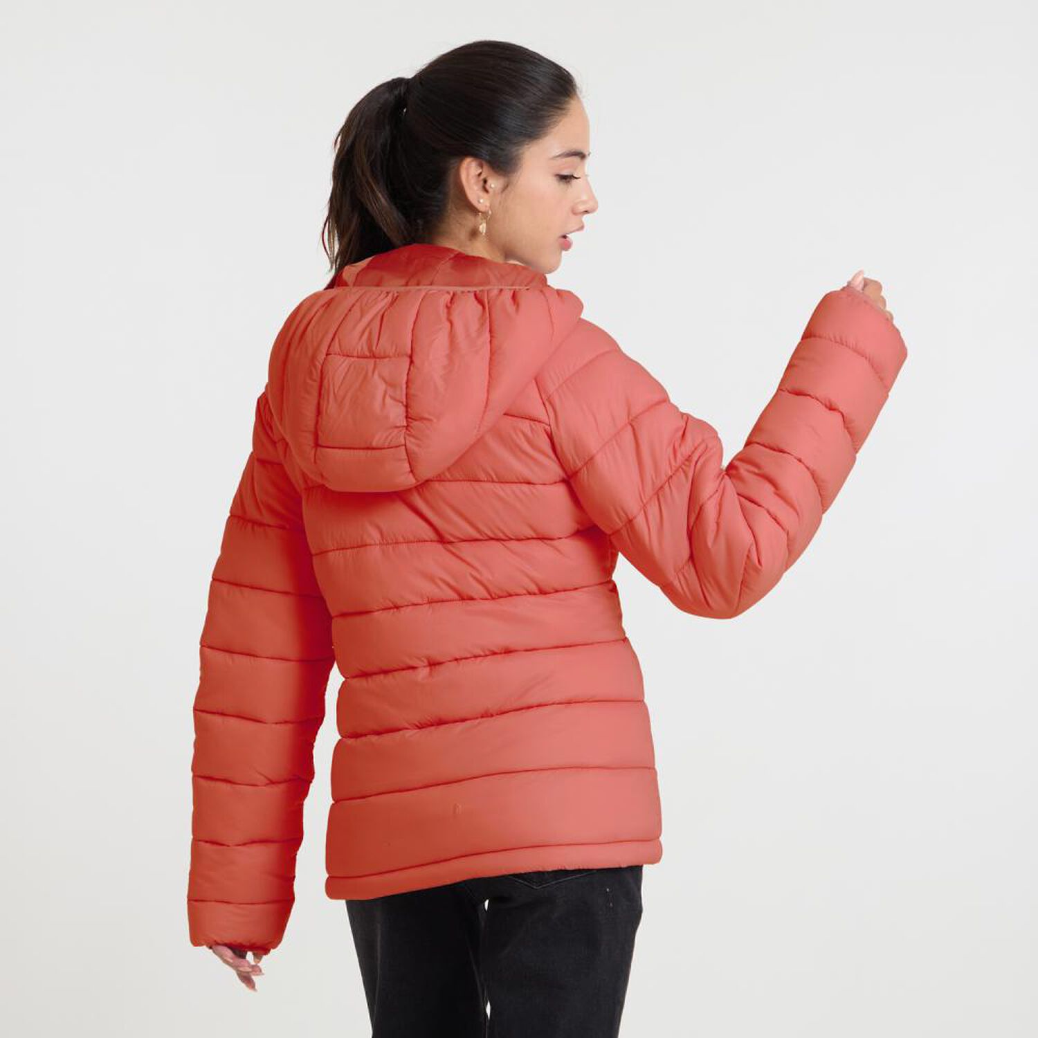 Parka B&aacute;sica Cuello Alto Con Capucha Mujer Freedom image number 1.0