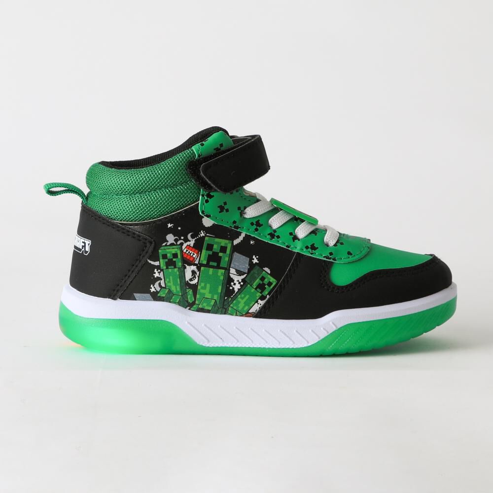 Zapatilla Infantil Con Luces Minecraft image number 0.0