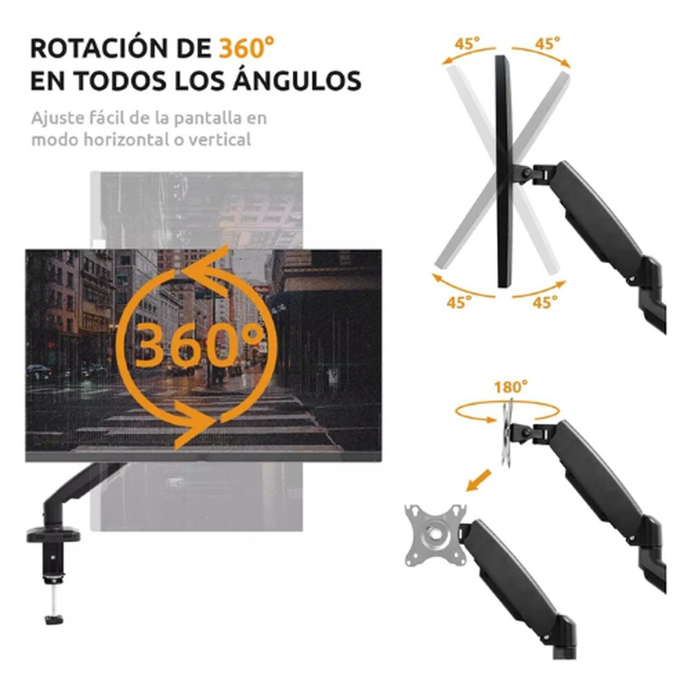 Brazo Extensible Soporte Monitor Universal De Computadora image number 2.0