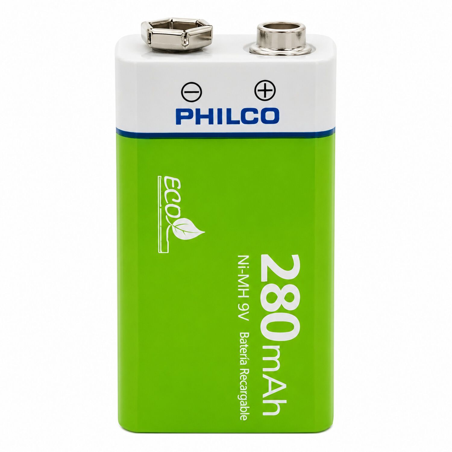 Bater&iacute;a 9v Recargable 280 Mah &ndash; Philco Eco Friendly Edition image number 1.0