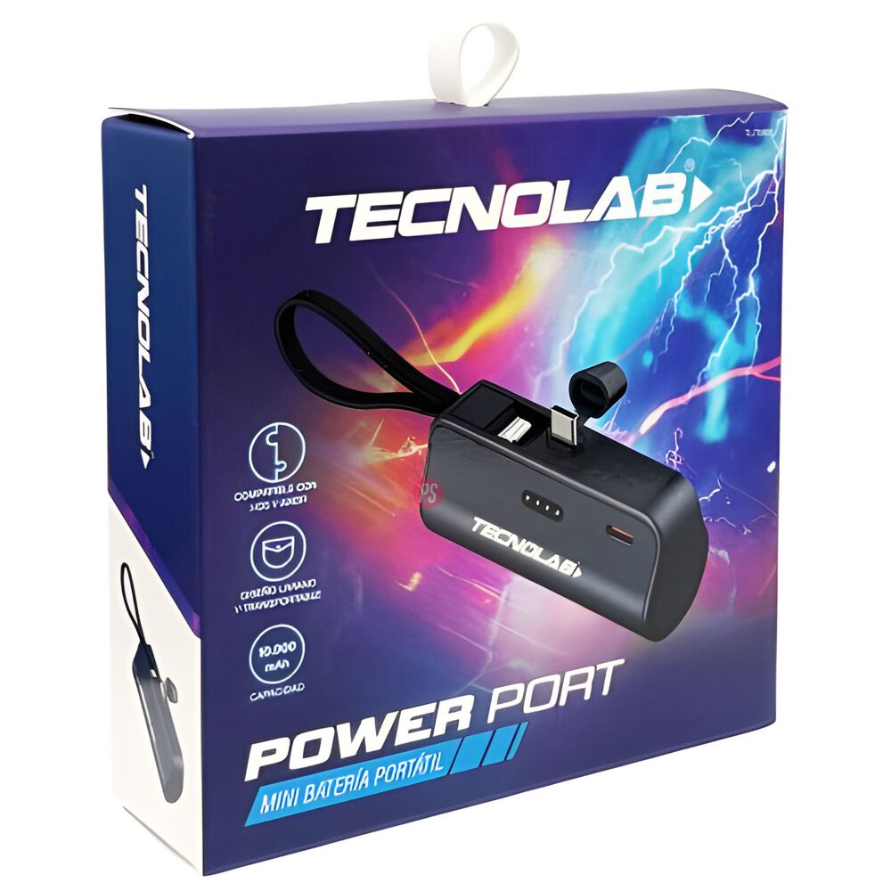 Powerbank 10000mah 20w Usb-c Y Lightning Colores - Ps image number 2.0