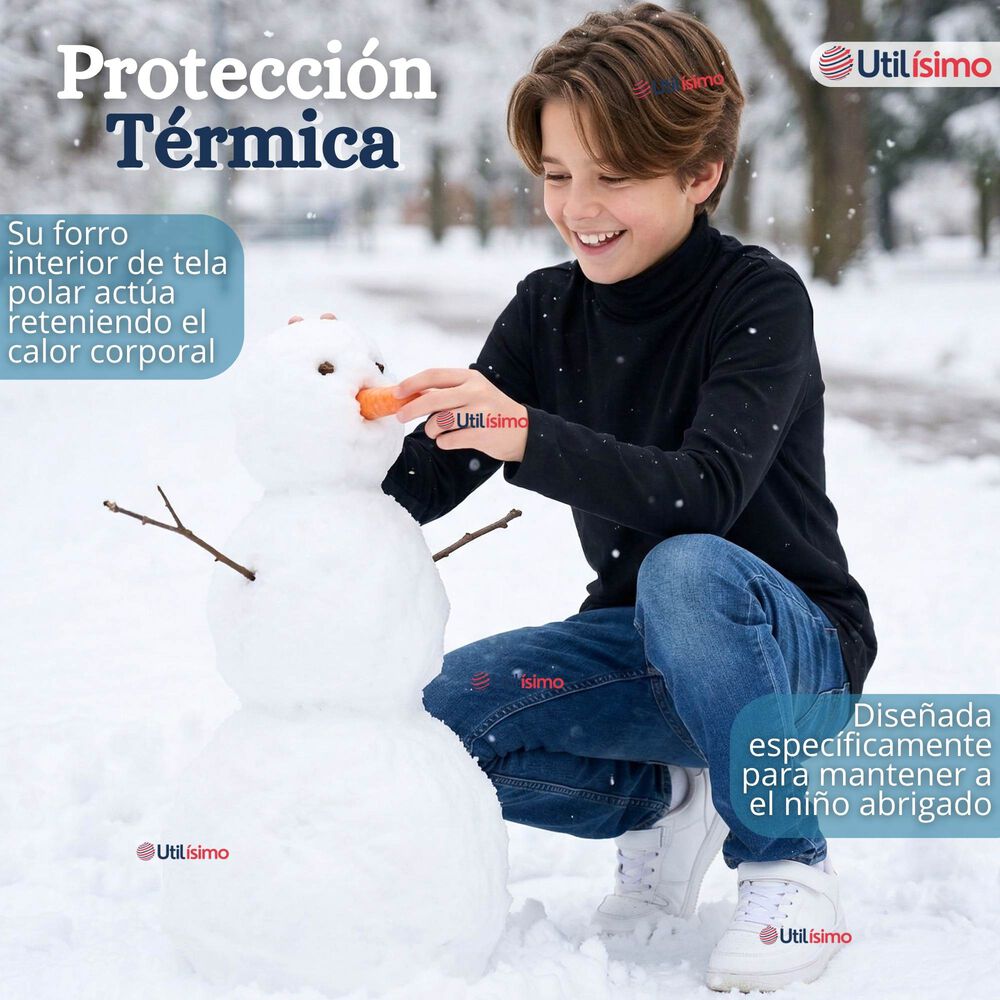 Polera Camiseta Polar Primera Capa Beatle Manga Larga Colores Surtido Ni&ntilde;o image number 5.0