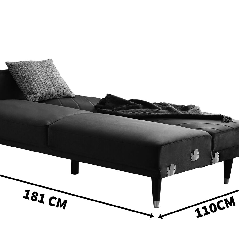 Sofá Cama California Verde Esmeralda 3 Cuerpos image number 4.0