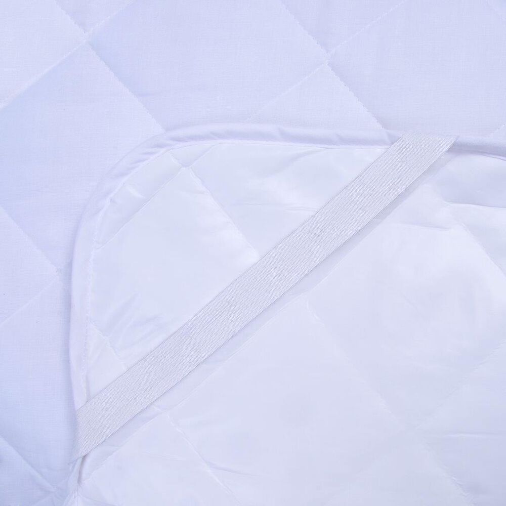 Cubrecolchon Impermeable Mashini 2 Plazas Blanco image number 1.0