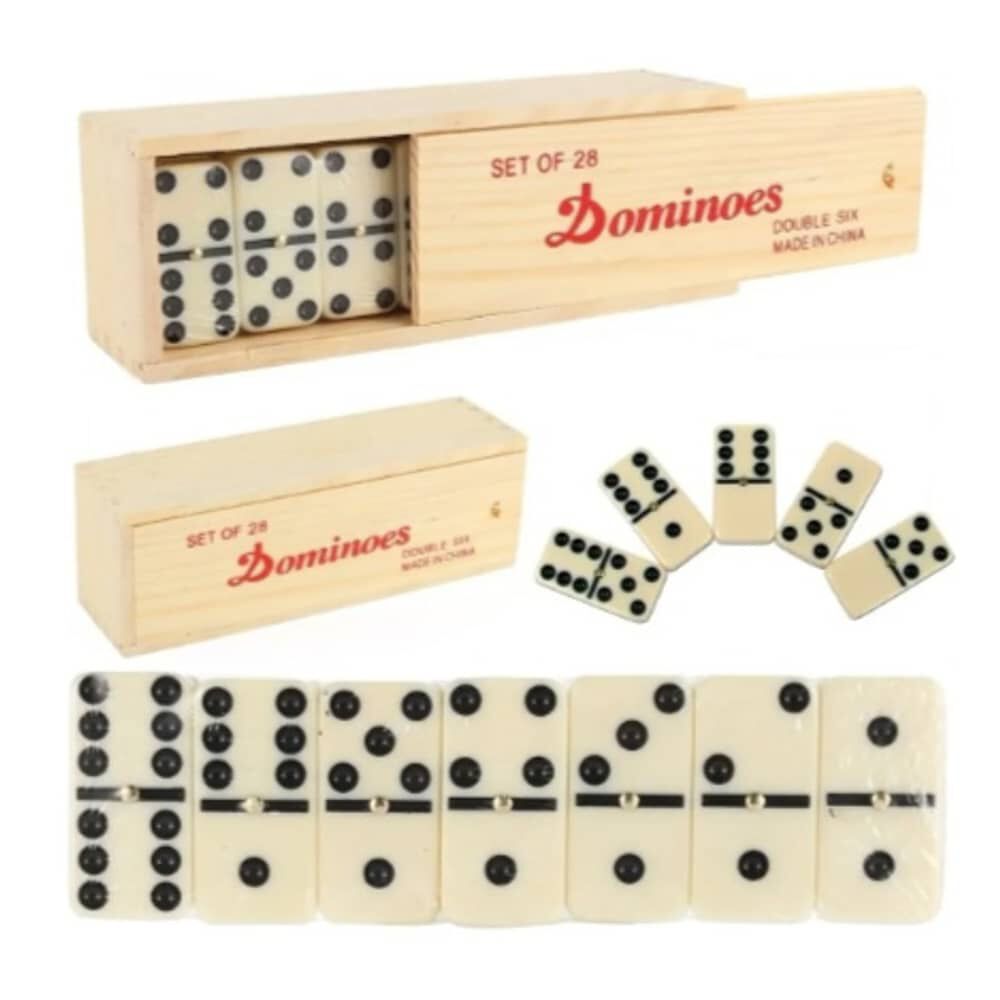 Domino Caja Peque De Madera image number 2.0