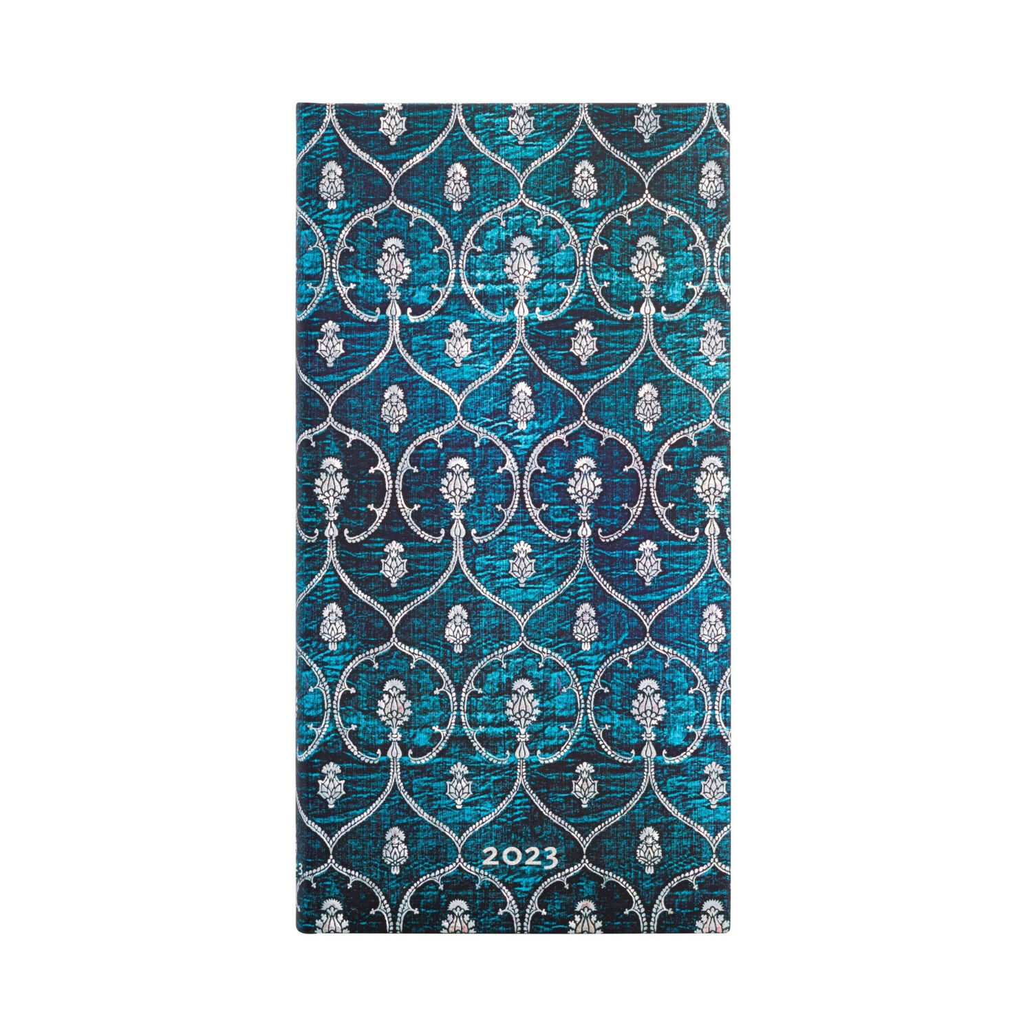 Agenda 2023 Terciopelo Azul Velvet T.dura Vis Semana Slim image number 0.0