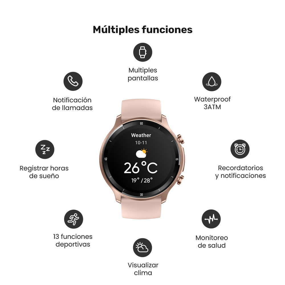 Pack Smartwatch Lhotse Runner 219 Pink + Audifono Rm12 image number 3.0