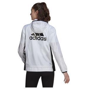 Cortavientos Con Capucha Mujer Logo Running Adidas
