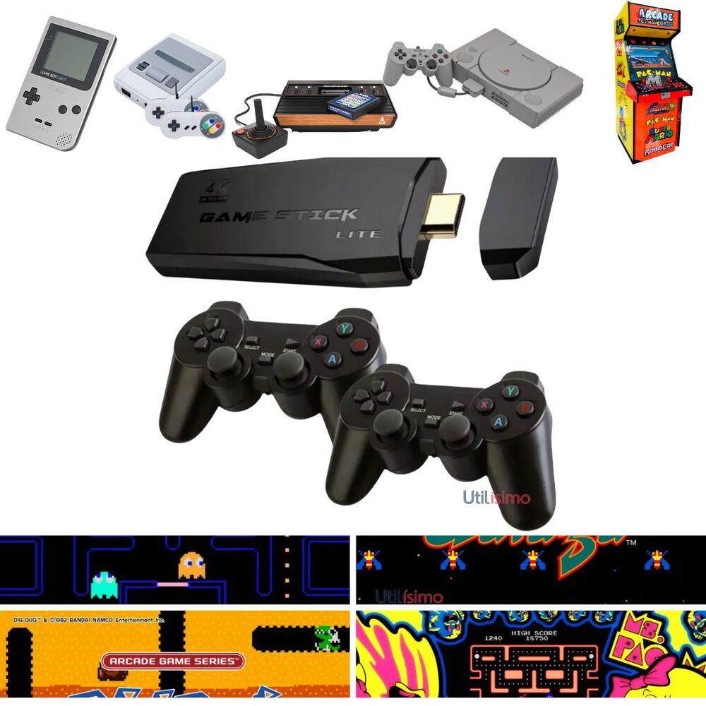 Videojuego Game Stick Lite 4k 64gb Hdmi Con 2 Joystick Inalámbricos image number 3.0