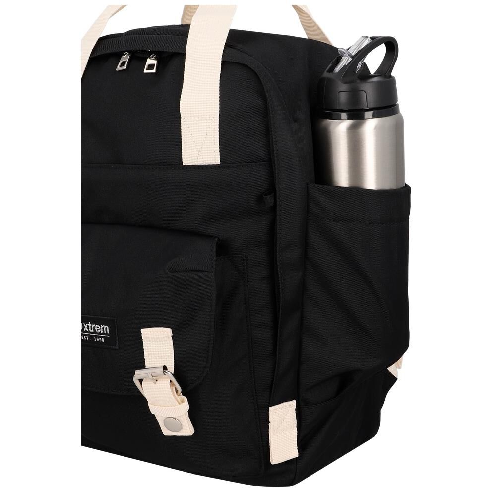 Mochila Notebook Xtrem Monroe 6xt Negro/beige 15" image number 5.0