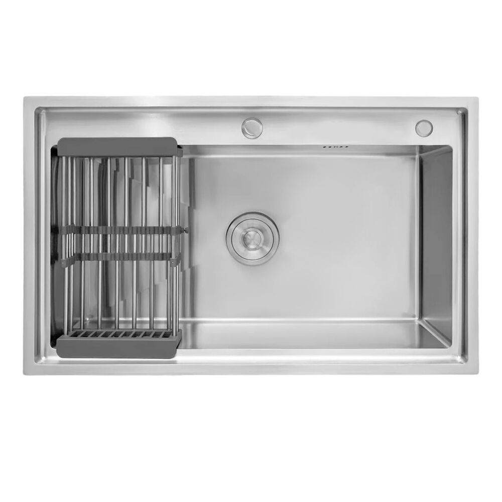 Fregadero De Cocina Acero Inoxidable Escurridor Funcional Y Duradero image number 1.0