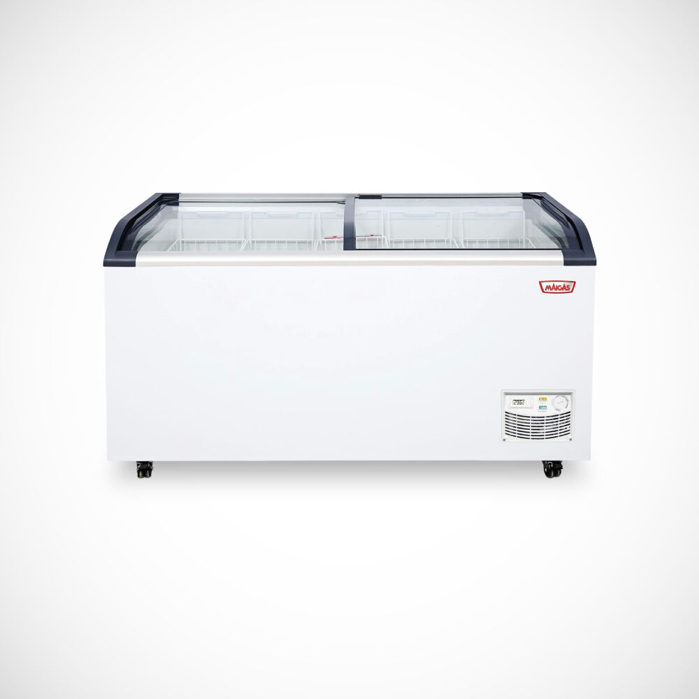 Congelador Dual Tipo Isla Vidrio Curvo De 470 L image number 0.0