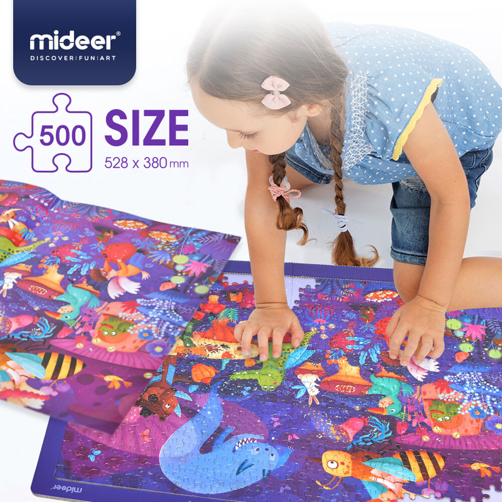Puzzle 500pcs, Fiesta De Disfraces Mideer image number 2.0