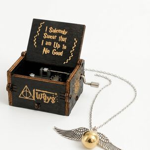 Caja Musical M&aacute;s Collar De Harry Potter
