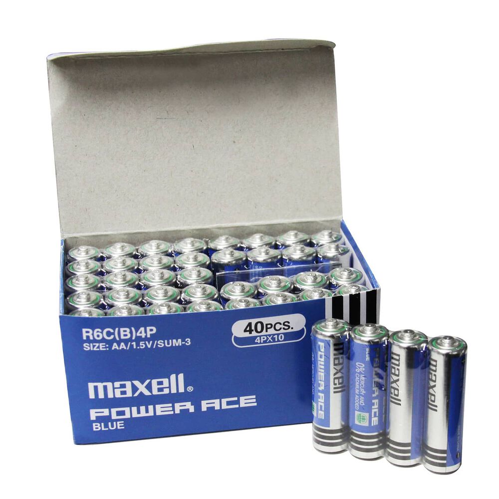 Pack 40 Pilas Carbon Maxell Tama&ntilde;o Aa image number 0.0