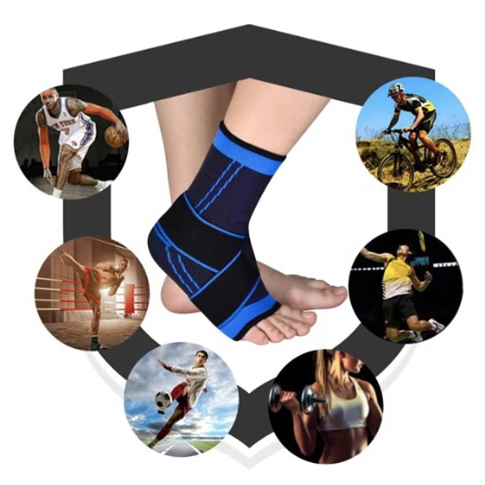 Tobillera Venda Elastica Ortopedica Compresi&oacute;n Dolor Tobillo image number 4.0