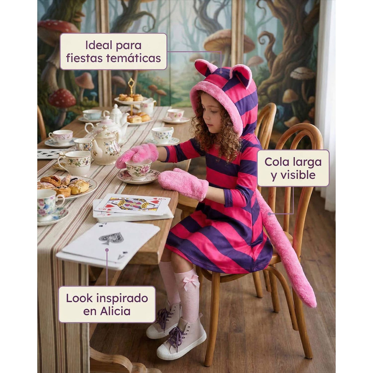 Disfraces Personajes De Cuentos Infantiles Ni&ntilde;as Alicia image number 21.0