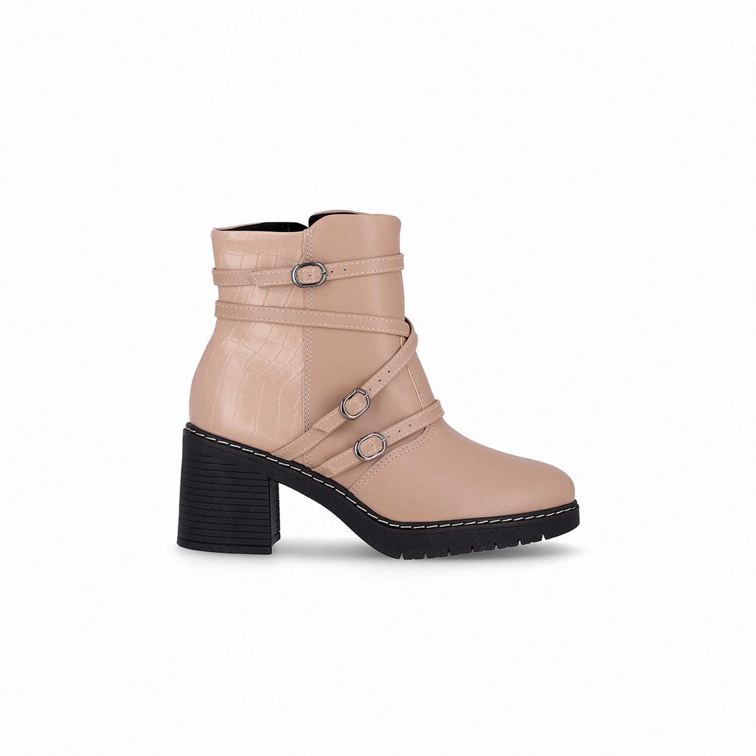 Bota Mujer Beige Denise/hebillas Piccadilly image number 0.0