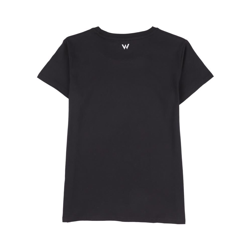 Polera Deportiva Manga Corta Estampado Mujer Wetland image number 1.0