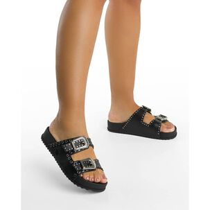 Sandalia Mujer Negro Hold Ad Zaxy