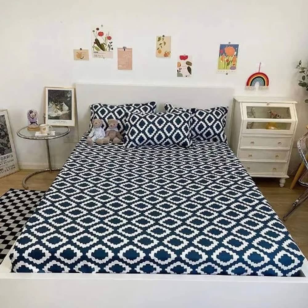 Juego Funda De Plum&oacute;n + Sabana 200 Hilos King image number 3.0