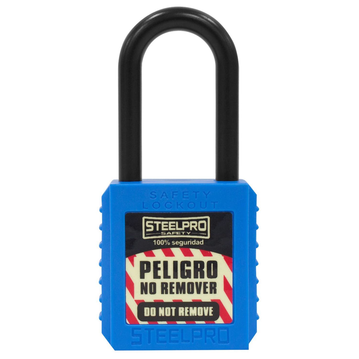 Candado Steelpro Diel&eacute;ctrico Azul image number 0.0