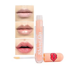 Brillo Voluminizador Con Glitter Labios Grandes Y Hermosos