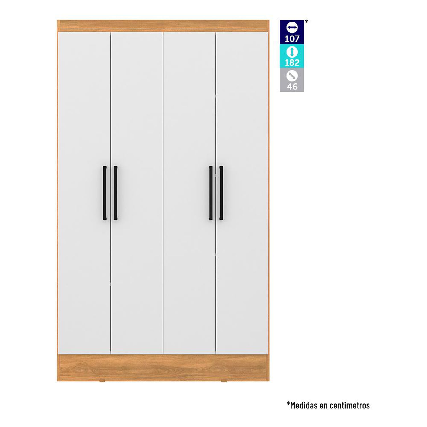 Cl&oacute;set Roca Closet Ambar / 4 Puertas image number 3.0