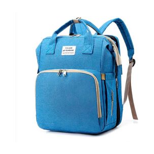 Mochila 3 En 1 Pa&ntilde;alera Cuna Y Mudador Port&aacute;til Para Beb&eacute;s