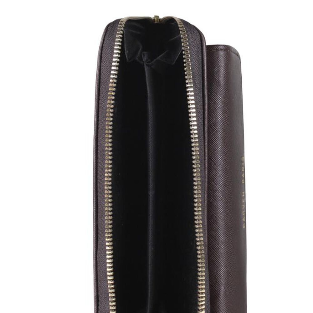 Billetera De Mujer Aria Café Carven image number 2.0