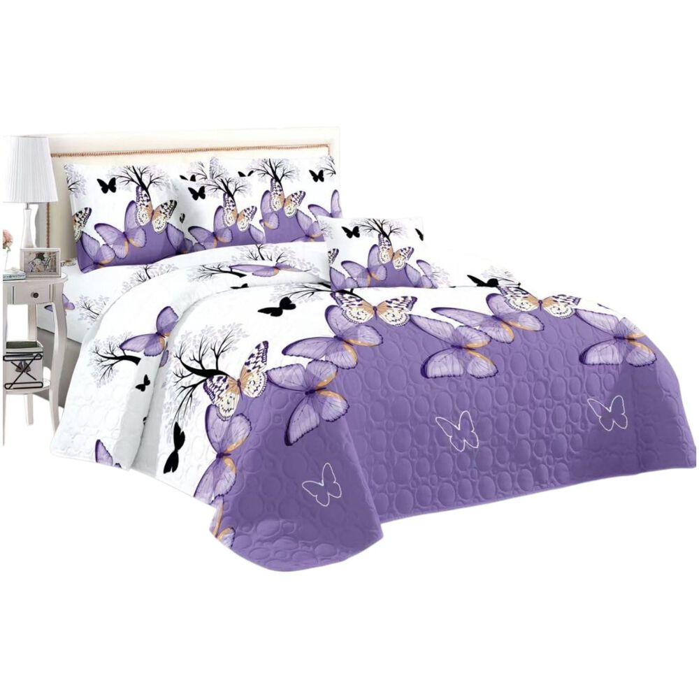 Cubrecama De Verano King 250cmx270cm Quilt + 2 Fundas De Almohada 50cmx70cm Cobertor Delgado image number 0.0