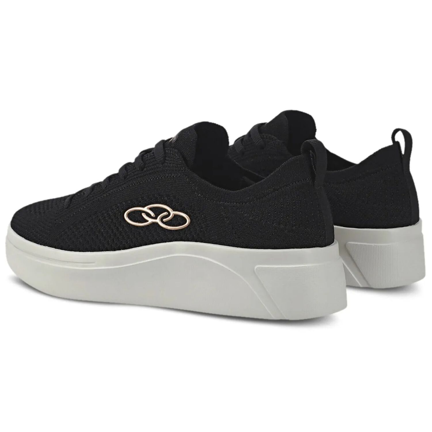 Zapatilla Mujer Plato Negro image number 3.0