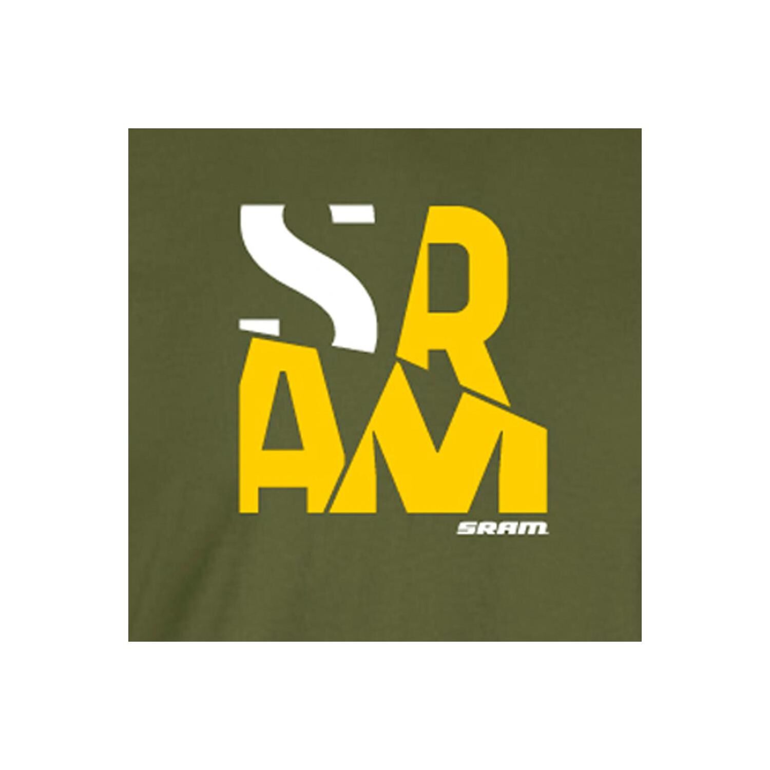 Polera Sram Manga Corta Fragments Verde image number 4.0
