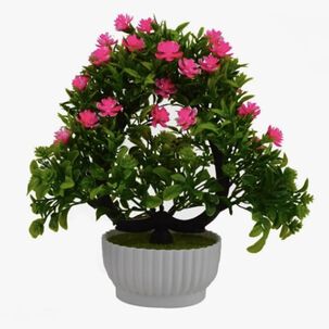 Planta Bons&aacute;i Camelia De Espuma Artificial Macetero 25cm