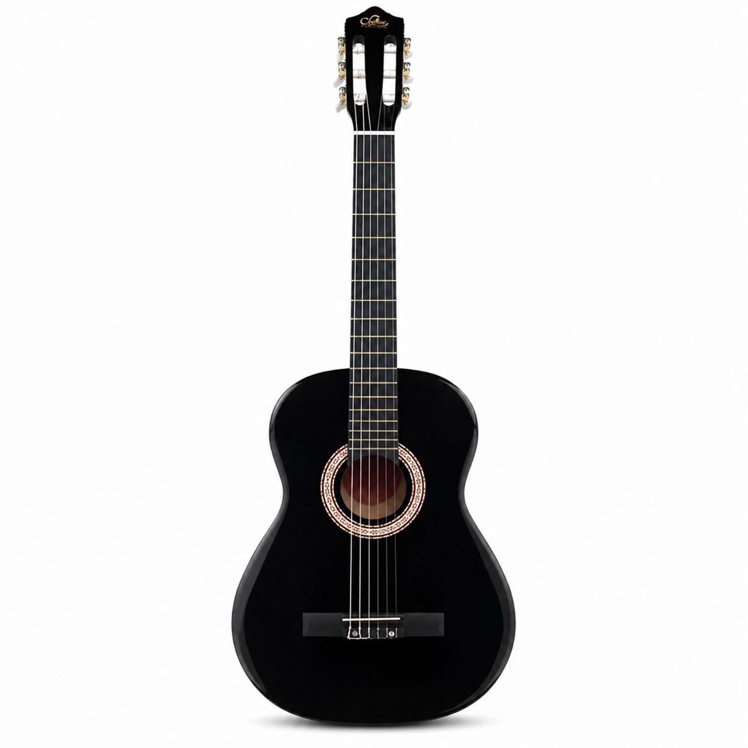 Guitarra Cl&aacute;sica Sevillana 39&rdquo; Negro Con Alma + Funda 8448 image number 1.0