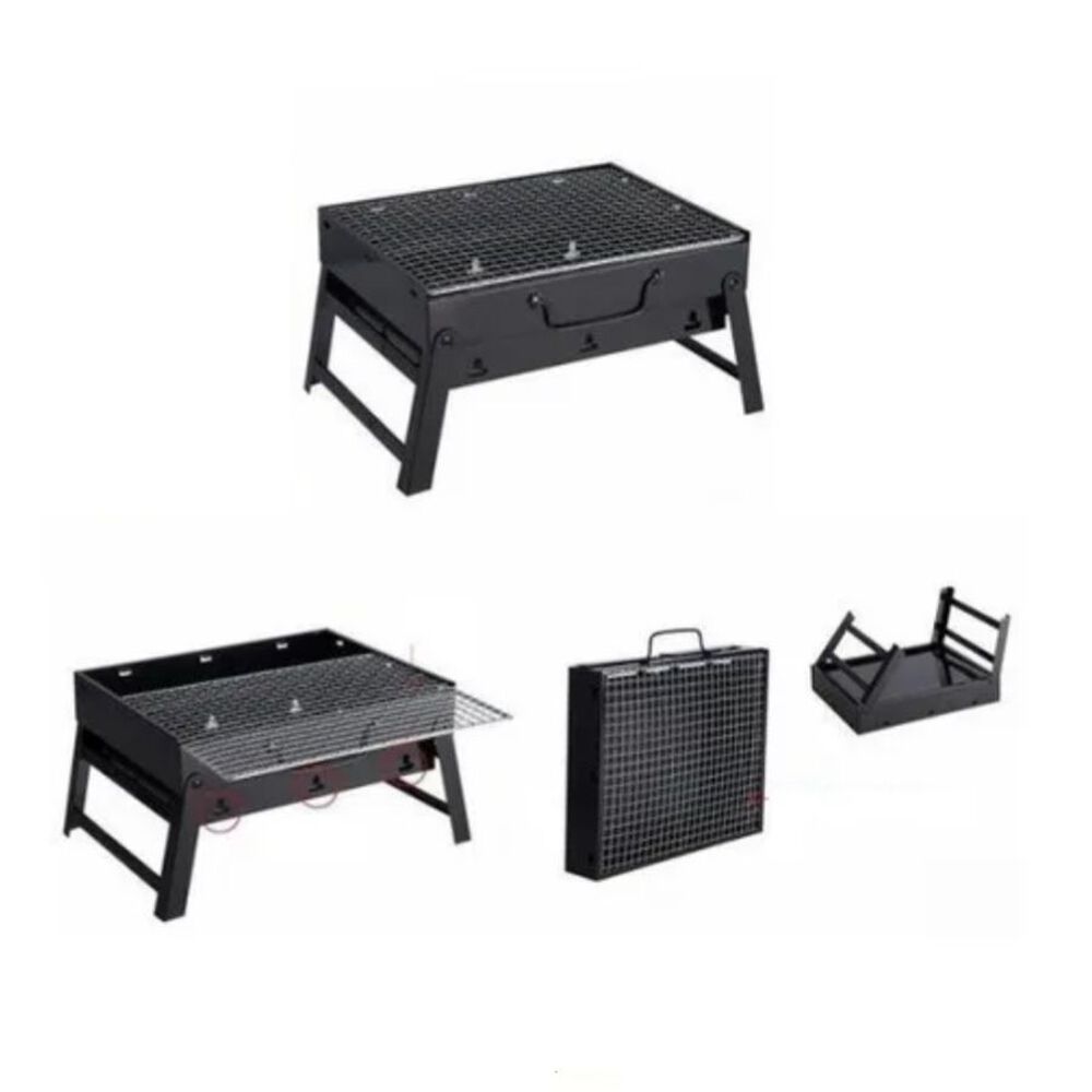 Parrillero Para Carb&oacute;n Port&aacute;til Plegable Asados Grill Bbq image number 3.0