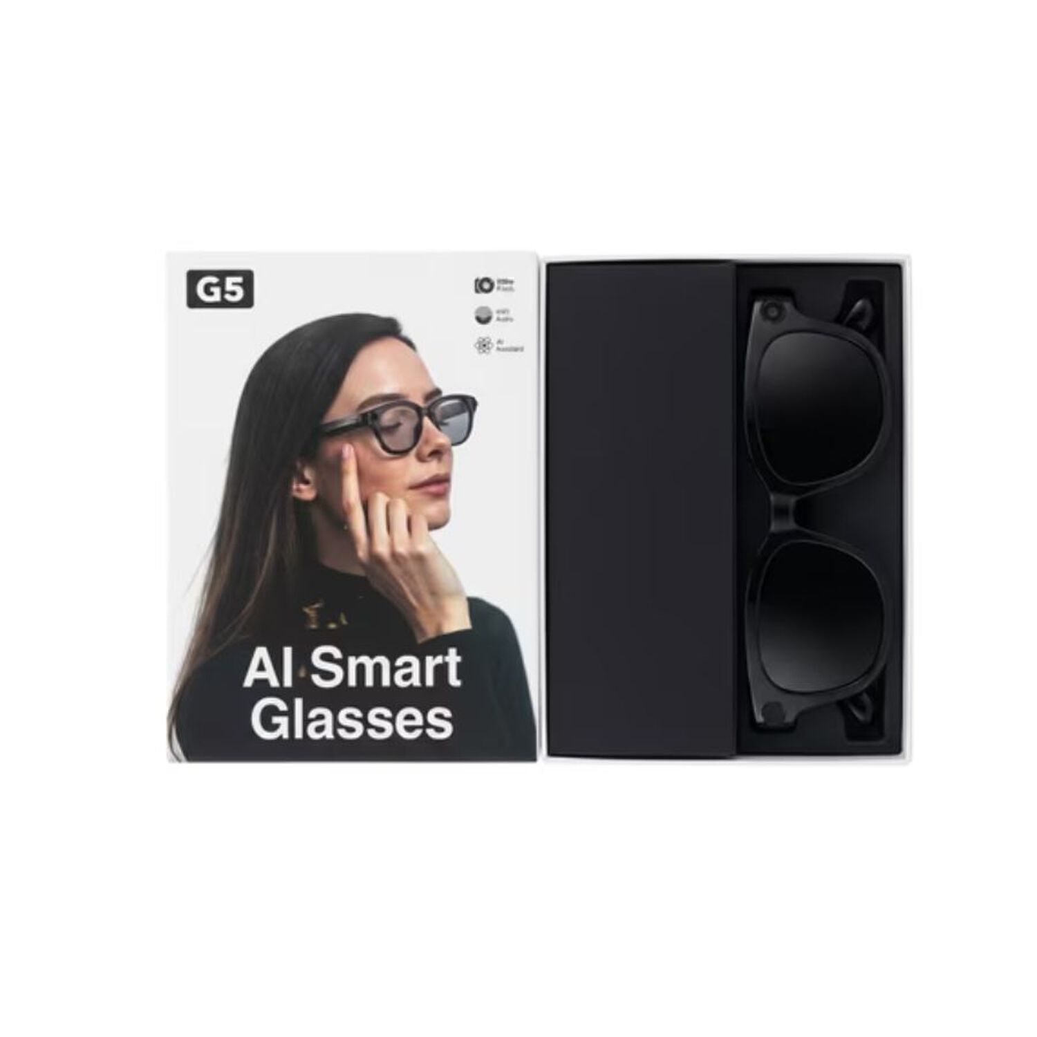 Lentes Inteligentes G5 Con Camara 8mp Y Asistente Ai image number 4.0