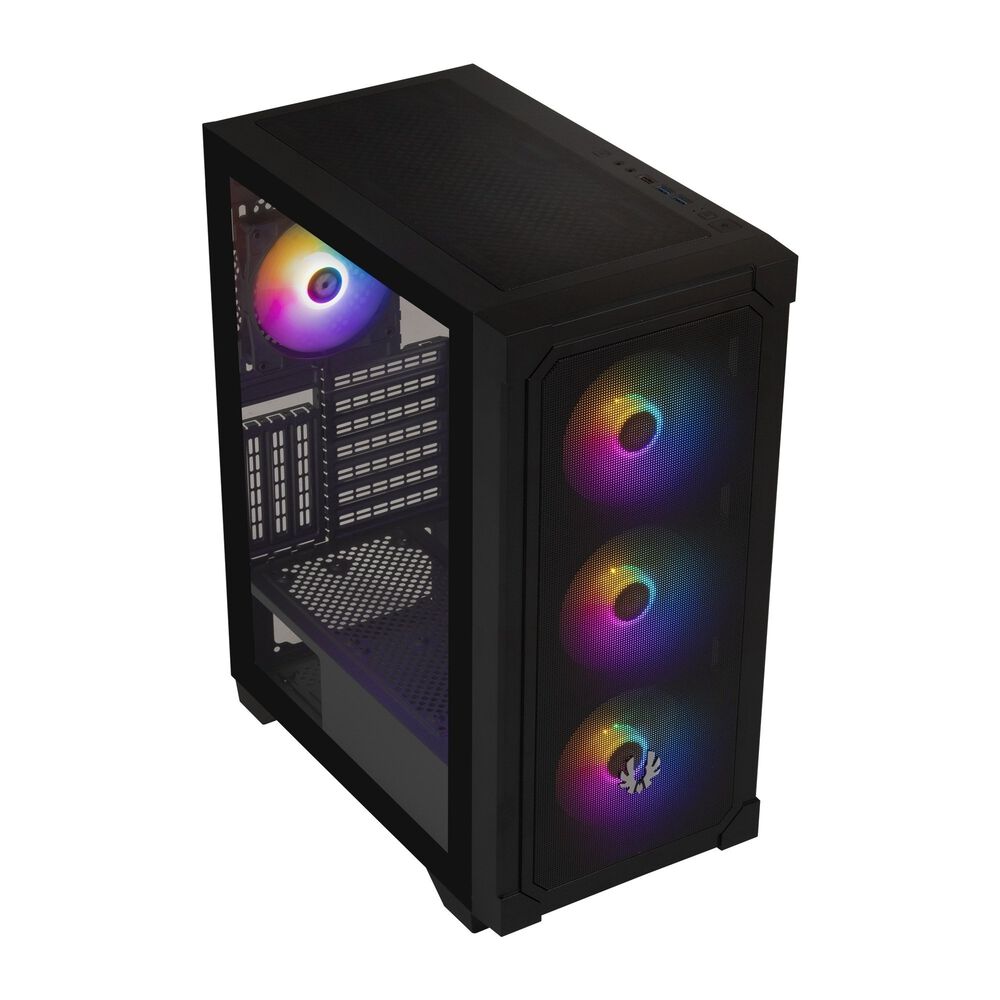 Gabinete Bitfenix/ ​​graft Atx / 4 Ventiladores /negro image number 2.0
