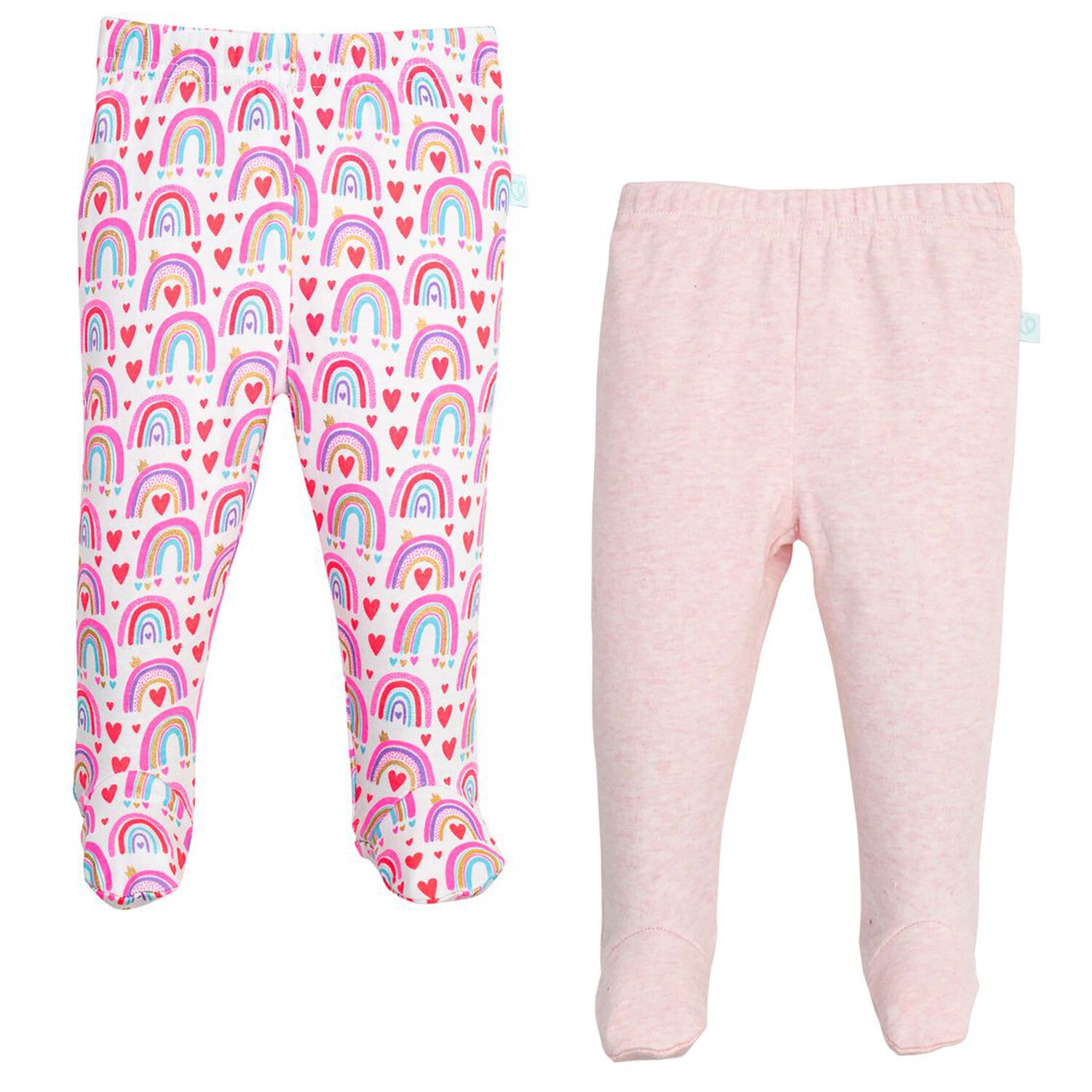 Set 2 Piezas Pantys Bambino Creations Arcoiris Rosado 6-9 M image number 0.0