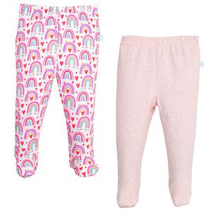 Set 2 Piezas Pantys Bambino Creations Arcoiris Rosado 6-9 M