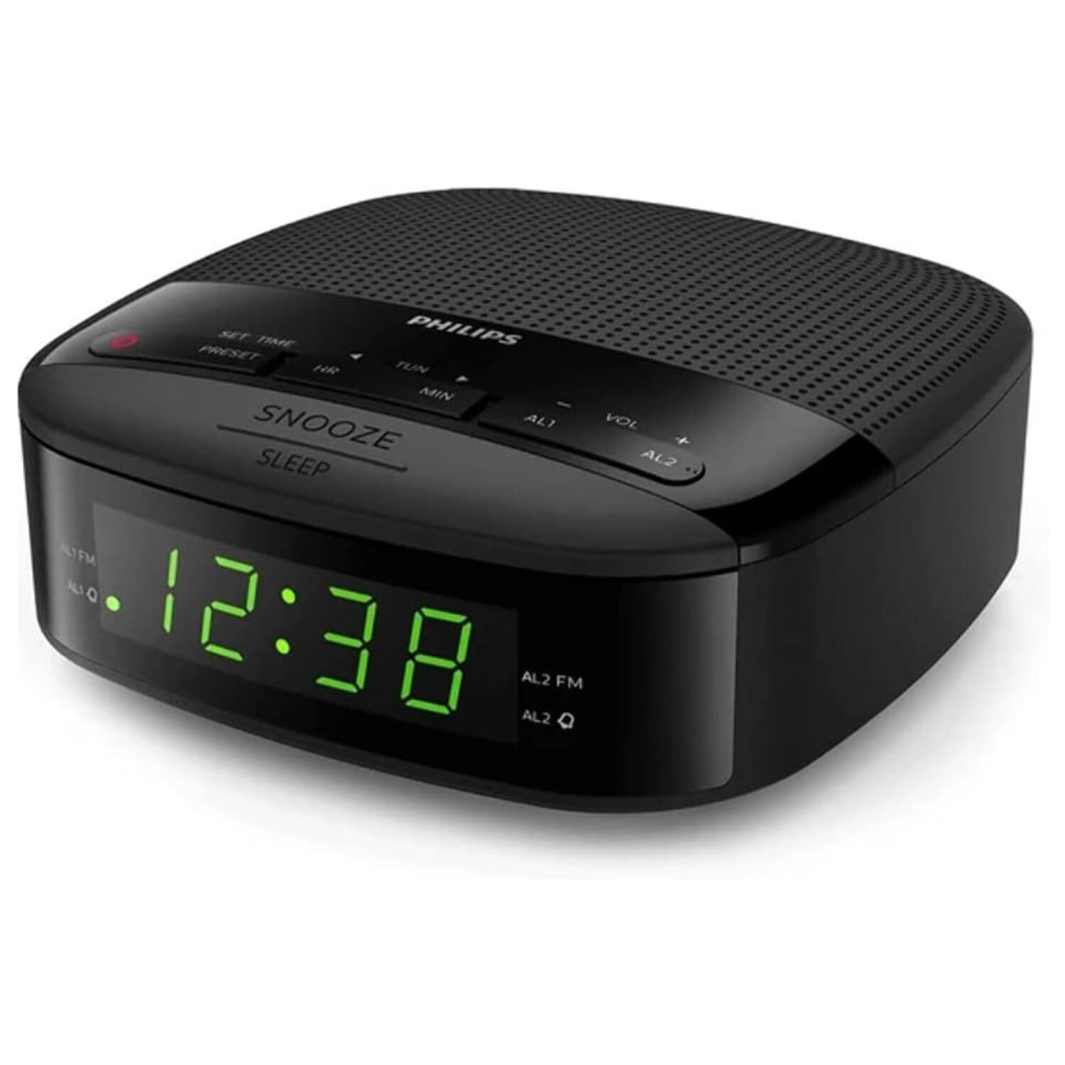 Radio Reloj Despertador Bluetooth Fm Negro Tar3205 image number 1.0
