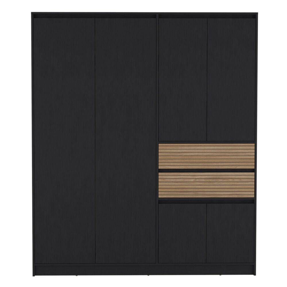 Closet 4 Puertas 2 Cajones Fm-016n - Negro image number 3.0