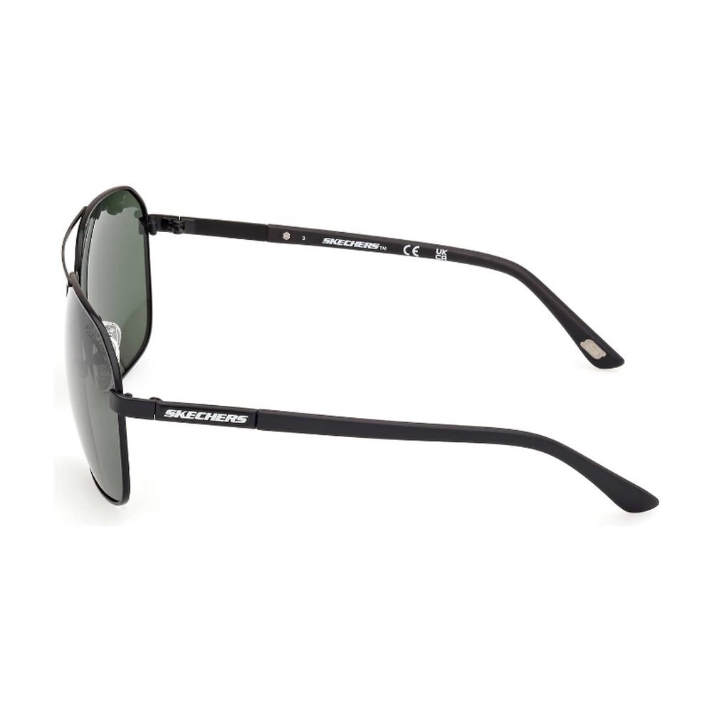 Lentes De Sol Negro Mate Polarizados Skechers image number 2.0