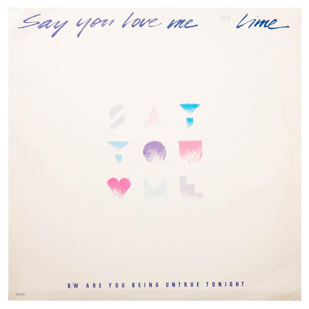 Lime - Say You Love Me | 12" Maxi Single Usado image number 0.0