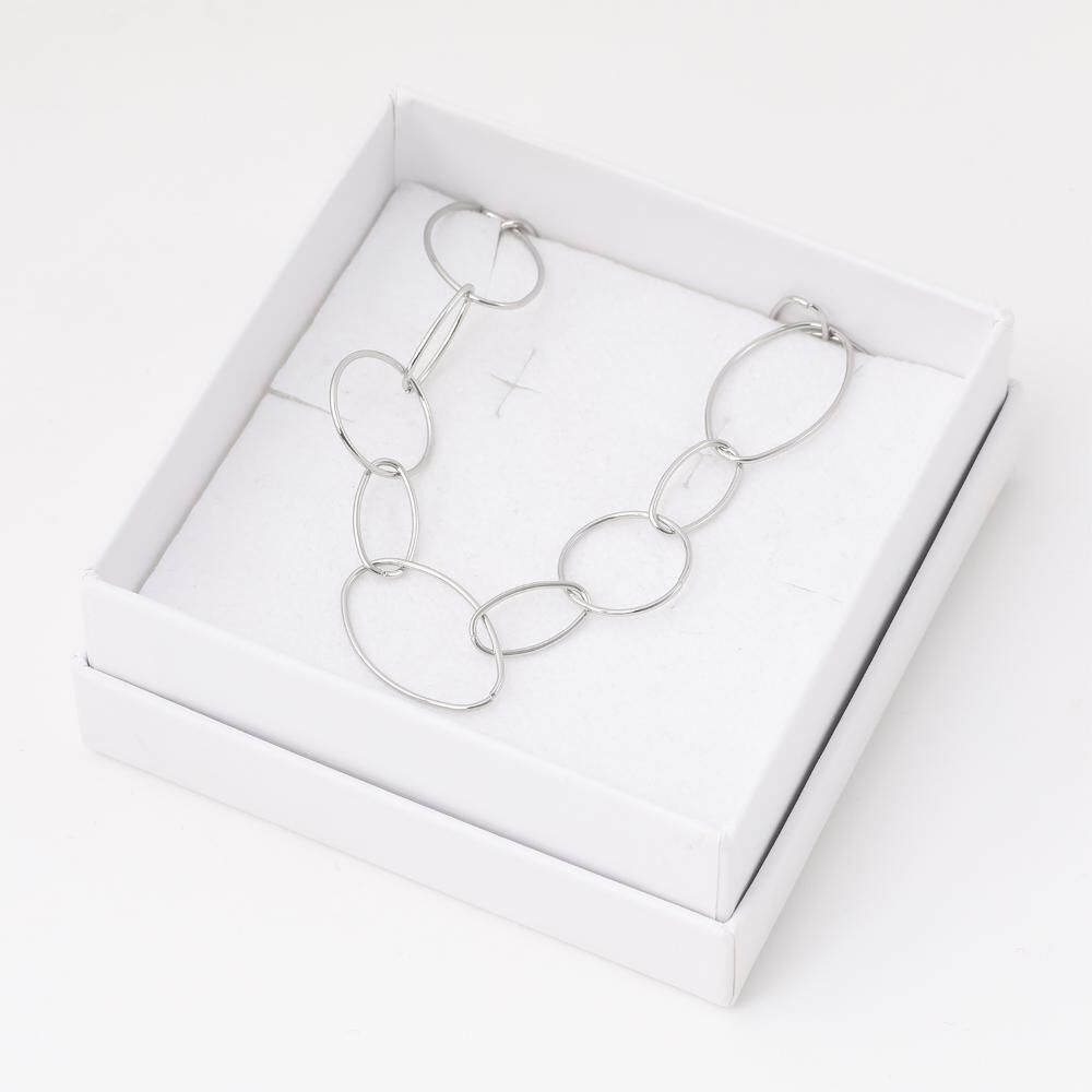 Collar 19v69 Italia Plateado Mujer Stne600 image number 2.0