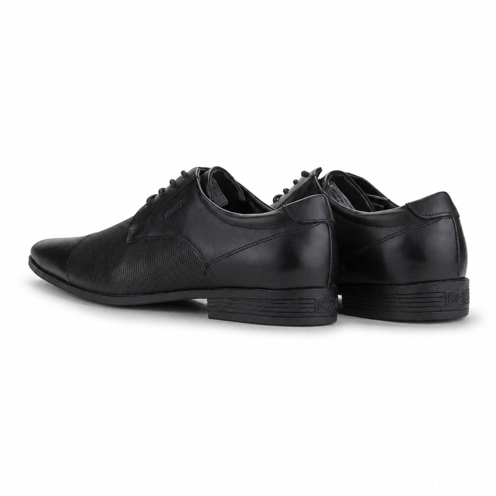 Zapato Negro Hombre Casual Ferracini 4083 Liverpool image number 7.0